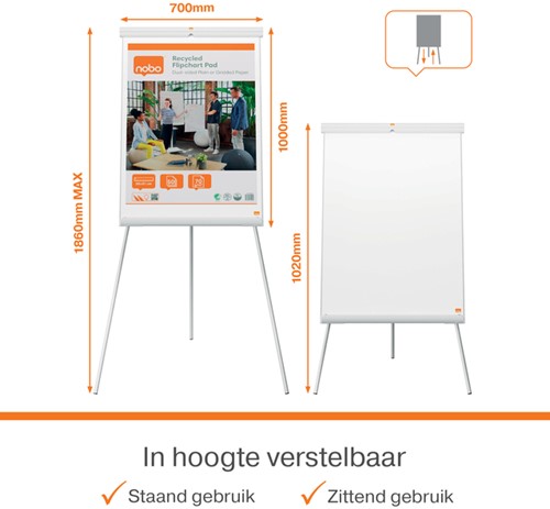 Flipover Nobo Premium Plus staal driepootstatief 1 Stuk-3