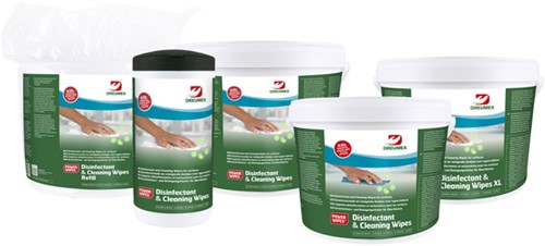 Desinfectiedoekjes Dreumex navulling 800 stuks wit 800 Vel-2