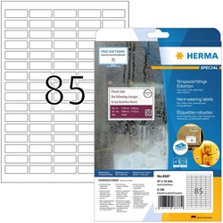 Etiket HERMA 8337 37x13mm weerbest wt 2125st 25 Vel