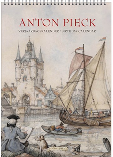 Verjaardagskalender Anton Pieck Zicht op haven A4 1 Stuk