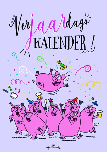 Verjaardagskalender kort Leo Immerzeel 21x30 1 Stuk