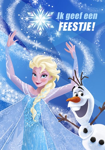 Uitnodigingen Divers Disney Frozen 1 Stuk