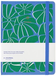 Notitieboek A5 blauw/groen A Journal 1 Stuk