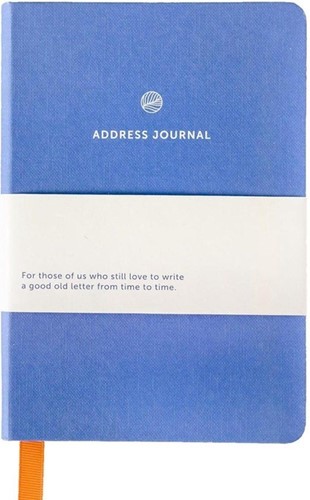 Adresboek A6 blauw A Journal 1 Stuk