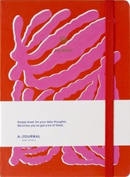 Notitieboek A5 Groovy Pink  A Journal 1 Stuk