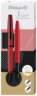 Schrijfset Pelikan Jazz Noble Elegance K36+P36 rd 2 Stuk