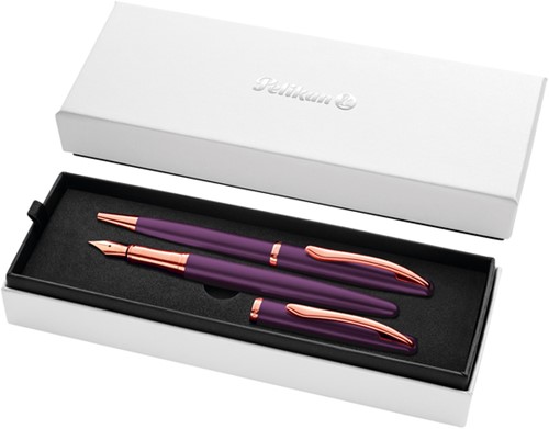 Schrijfset Pelikan Jazz Noble Elegance K36+P36 vi 2 Stuk-2