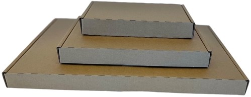Brievenbusbox IEZZY A4 360x255x26mm karton bruin 1 Stuk-2