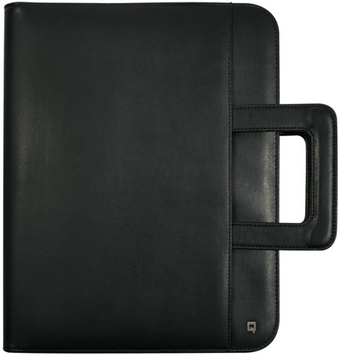 Schrijfmap DESQ A4 met rits en handvatten zwart 1 Stuk-2