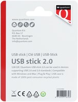 USB-stick Quantore 128GB 2.0 zwart 1 Stuk-2