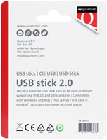 USB-stick Quantore 16GB 2.0 zwart 1 Stuk-2