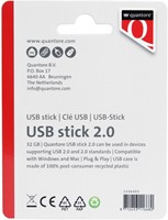 USB stick 2.0 Quantore USB-A 32GB zwart 1 Stuk-2