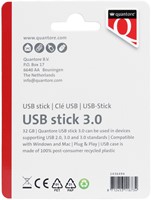 USB-stick Quantore 32GB 3.0 zwart 1 Stuk-2