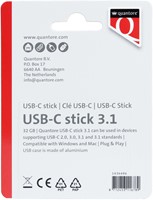 USB stick 3.1 Quantore USB-C 32GB zilver 1 Stuk-2