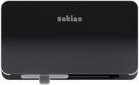 Toiletpapierdisp Satino MT1 Hyginity duo zwart 1 Stuk-2