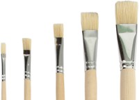 Kwast Qrea varkenshaar set à 5 breedtes 5 Stuk-2