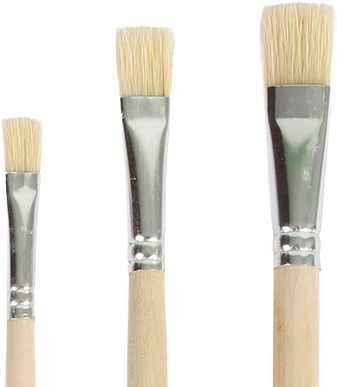 Kwast Qrea varkenshaar set à 3 breedtes 3 Stuk-2