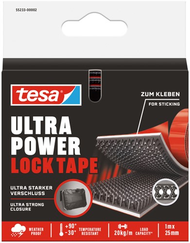 Klittenband tesa Ultra Power Lock Tape 100cmx25mm 1 Rol