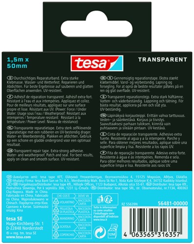 Reparatietape tesa Onderwater tr 50mmx1.5m 1 Rol-2