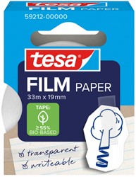 Plakband tesafilm papier 19mmx33m 1 Rol