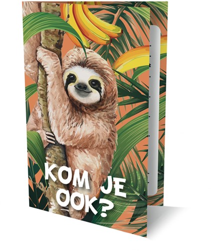 Luiaard uitnodiging PK 937 Interstat 6 Stuk