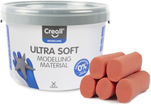 Klei Creall Play-it Ultra Soft helder rood 1100gr 1100 Gram