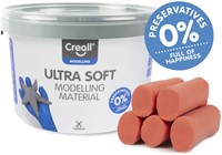 Klei Creall Play-it Ultra Soft helder rood 1100gr 1100 Gram-2