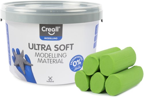 Klei Creall Play-it Ultra Soft helder groen 1100gr 1100 Gram