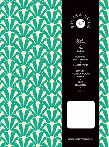 Mijn Bullet Journal Art Deco dots 192 pagina's 1 Stuk-2