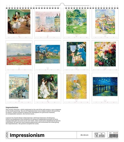 Kalender 2026 Helma 365 Impress Kunst 520x450 1 Stuk-2