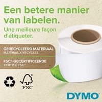 Etiket Dymo LabelWriter naamkaart 54x101 24st wit 24 Rol-2