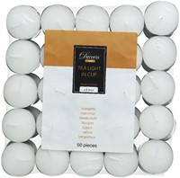 Theelicht Decoris 6 uur 50 Stuk