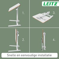 Zit-sta bureau Leitz Ergo compact Inklapbaar 1 Stuk-3
