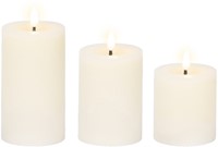 Kaarsenset LED Lumineo warm-wit 3 Stuk-2