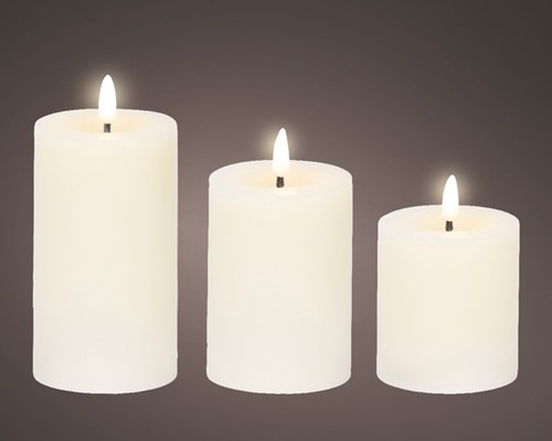 Kaarsenset LED Lumineo warm-wit 3 Stuk-3