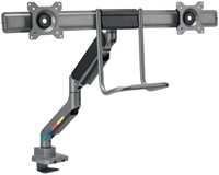 Monitorarm Kensington SF dubbel dwarsblk handgreep 1 Stuk