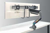 Monitorarm Kensington SF dubbel dwarsblk handgreep 1 Stuk-2