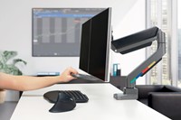 Monitorarm Kensington SF dubbel dwarsblk handgreep 1 Stuk-2