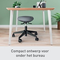 Zitkruk Leitz Ergo met wieltjes en wiebelkussen 1 Stuk-3