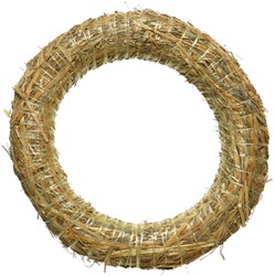 Krans Decoris stro 35cm 1 Stuk