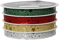 Cadeaulint Decoris rol met 4 kleuren assorti 1 Rol-2