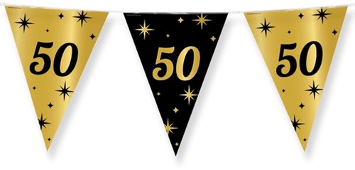 Classy Party flags foil 50 1 Stuk