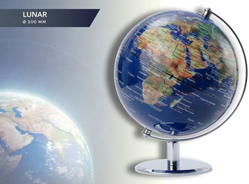 Globe Troika 20cm blauw-groen 1 Stuk-3