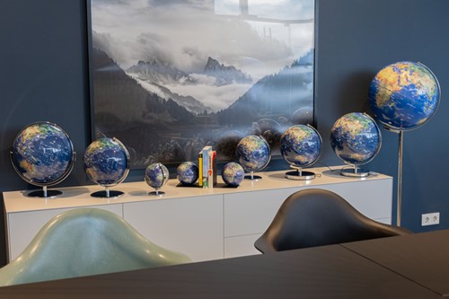 Globe Troika 20cm blauw-groen 1 Stuk-4