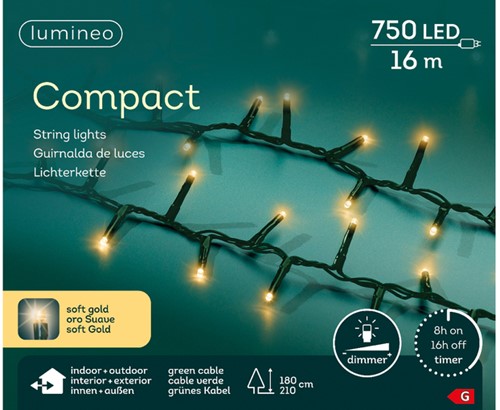 Kerstverlichting Lumineo LED 1600cm 1 Stuk