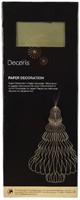 Kerstboom Decoris 3D papier 40cm groen 1 Stuk