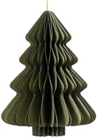 Kerstboom Decoris 3D papier 40cm groen 1 Stuk-2