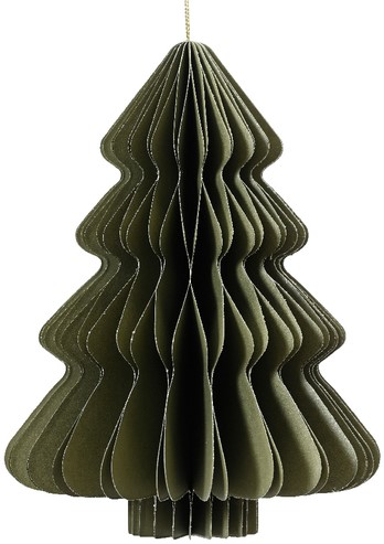 Kerstboom Decoris 3D papier 40cm groen 1 Stuk-2
