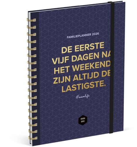 Familieagenda 2026 Lannoo 180x240 Mama Baas 7d/2p 1 Stuk