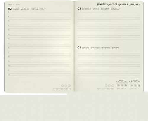 Agenda 2026 Lannoo A5 QC Colour 1dag/1pagina gn 1 Stuk-2